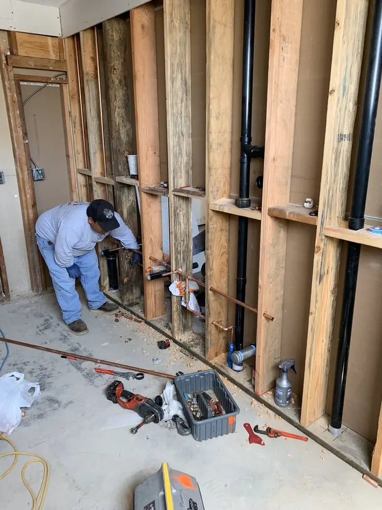 Commercial rough-in plumbing for Commercial Plumbing in Lafayette